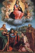 Andrea del Sarto Virgin with Four Saints oil on canvas